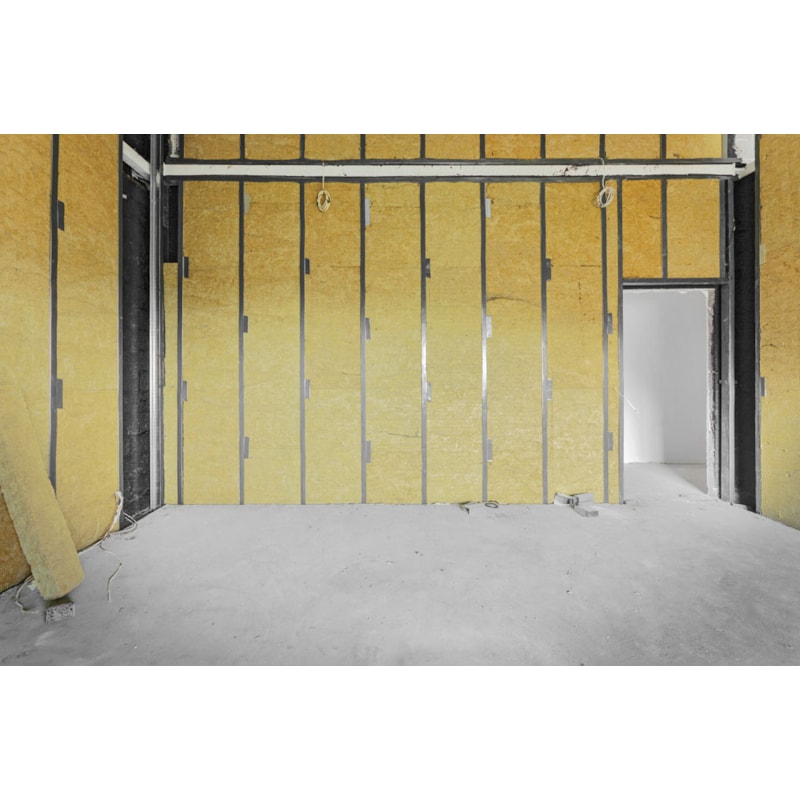 Miniatura 4 de Kit 4 Placas Lã de Rocha 1200 x 600 x 51 mm Densidade 128 kg/m³ Alta Densidade para Estúdios e Drywall