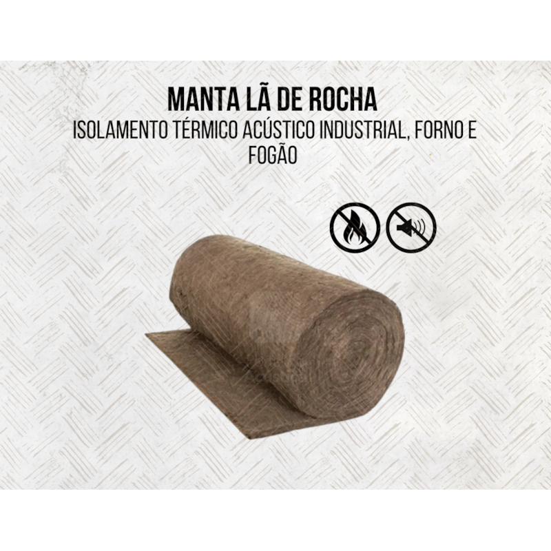 Miniatura 4 de Manta Lã de Rocha 1200 x 600 x 51mm - 32kg/m³