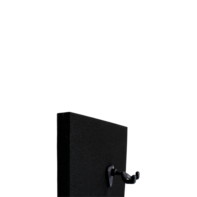 Miniatura 2 de Painel Acústico Absorvedor Fibracustica com Suporte para Instrumento 1200 x 600 x 50 mm